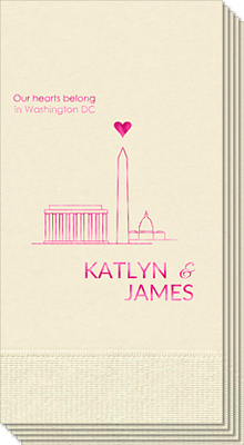 We Love Washington DC Guest Towels